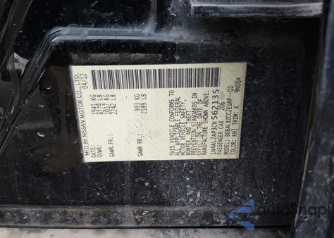 2012 Nissan Altima 2.5 S z USA, uszkodzony, nr VIN 1N4AL2AP3CN562135